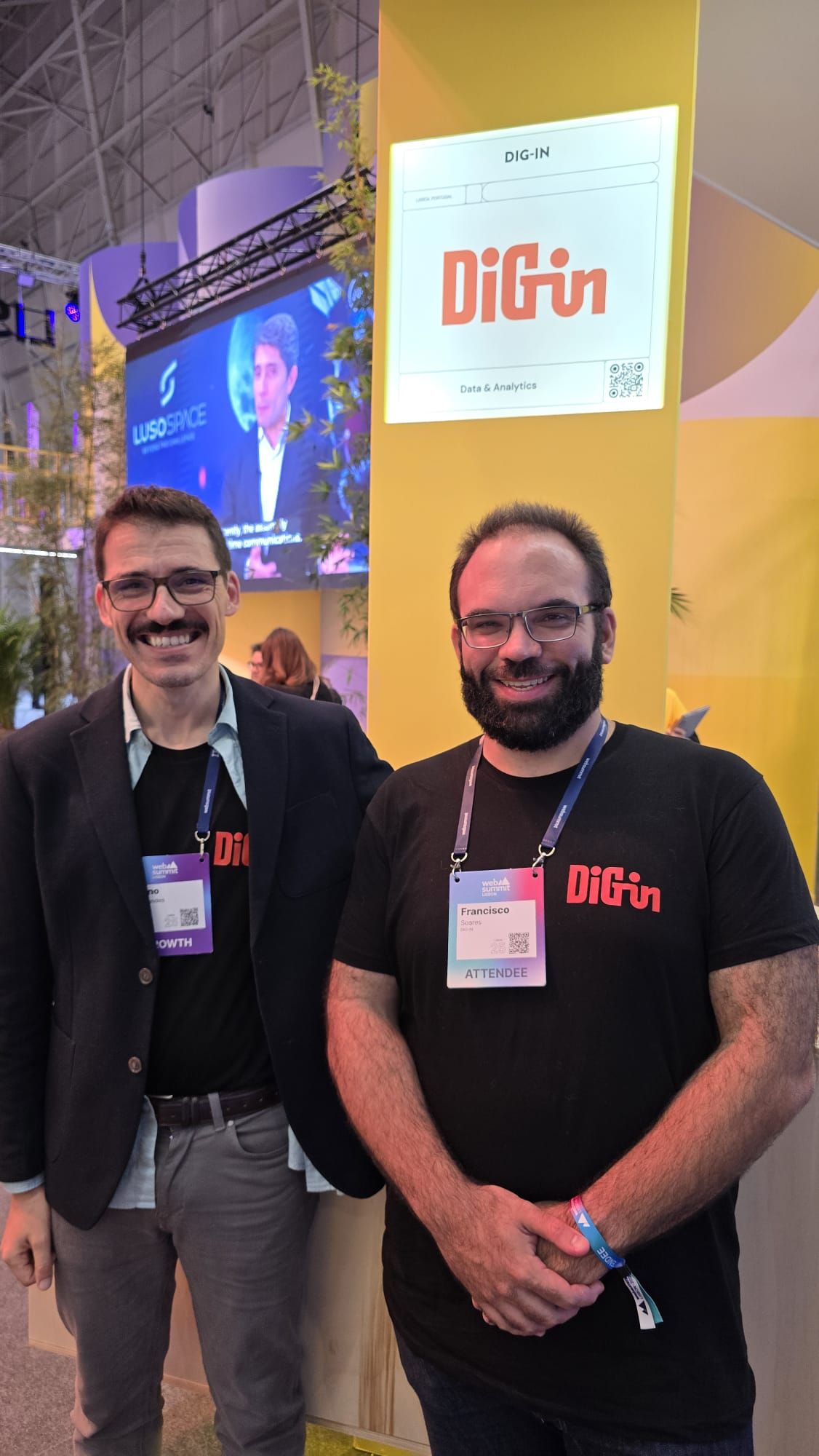 Nuno, CEO, e Francisco, CTO, no Web Summit